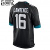 Jacksonville Jaguars Tröjor Trevor Lawrence 16 Nike Svart 2021 NFL Draft - Barn